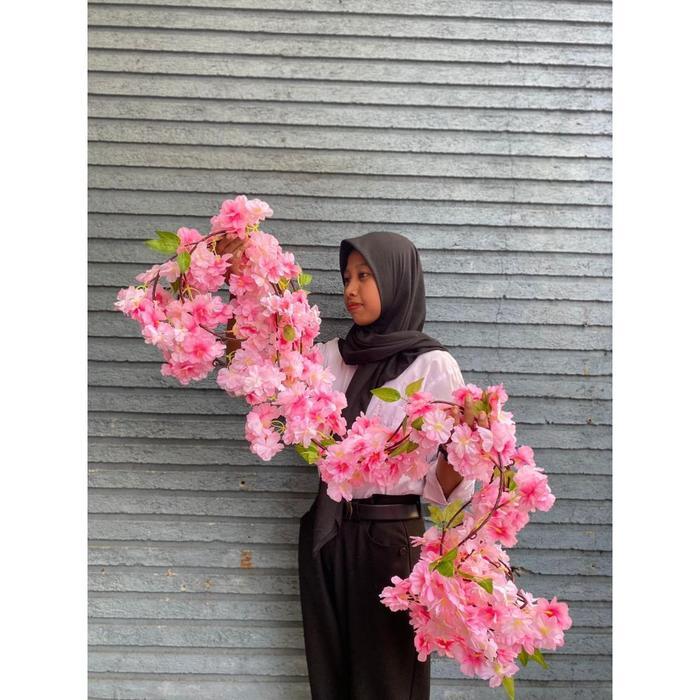 WISTERIA Bunga Rambat Plastik Dekorasi wedding Bunga Artificial Wisteria Tanaman Juntai premium