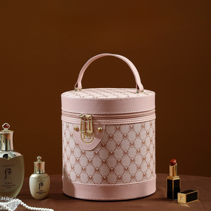 Portable bucket bag, makeup case, large capacity, souvenir makeup bag, multifunctional waterproof