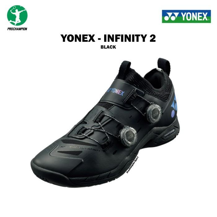 Sepatu Badminton Yonex Infinity 2 Power Cushion With Boa Black