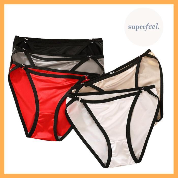 CELANA DALAM KAIN SATIN SUTRA PREMIUM SEXY WANITA CD PEREMPUAN CWE 359