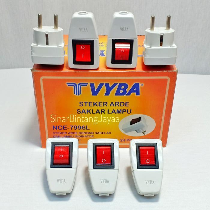 Vyba Steker Lampu Plus On Off Vyba / Steker Saklar Lampu On Off Vyba