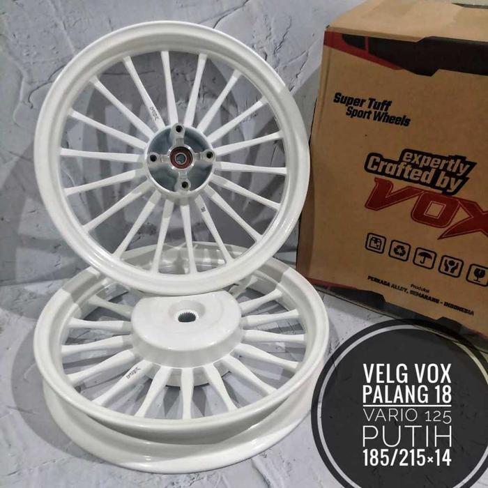 Velg Racing Vox Palang 18 Vario125/150 Gold Hitam Putih