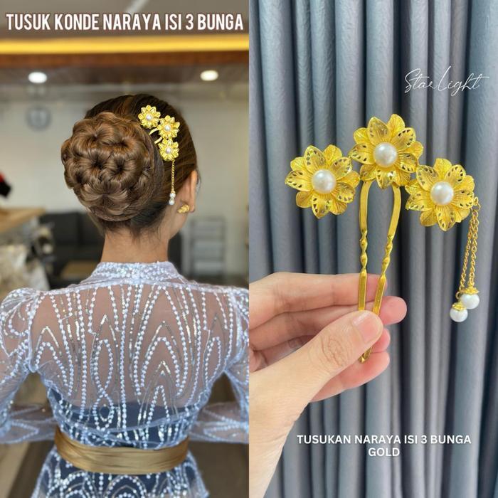 STARLIGHT BALI - Tusuk Konde Naraya / Konde Rambut / Aksesoris Hairdo / Aksesoris Bali