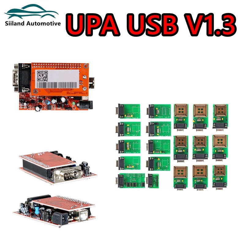 FLASH SALE    Top UPA Usb V1.3 Programmer Diagnostic Tool UPA-USB With Full Adapter Free Shipping Tu