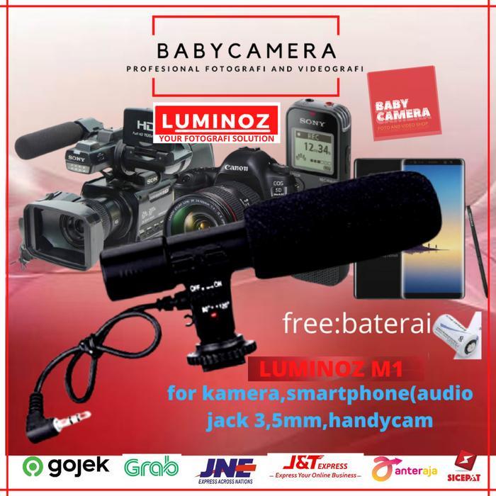 Sale Microphone External Mic Luminoz Untuk Kamera,Handphone,Handycam,Laptop