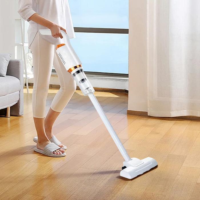 TERLARIS Vacuum Cleaner Cordless 2in1 Portable 8500Pa, 2000mAh, Suction Mop Brush, Tangki 600ml, USB