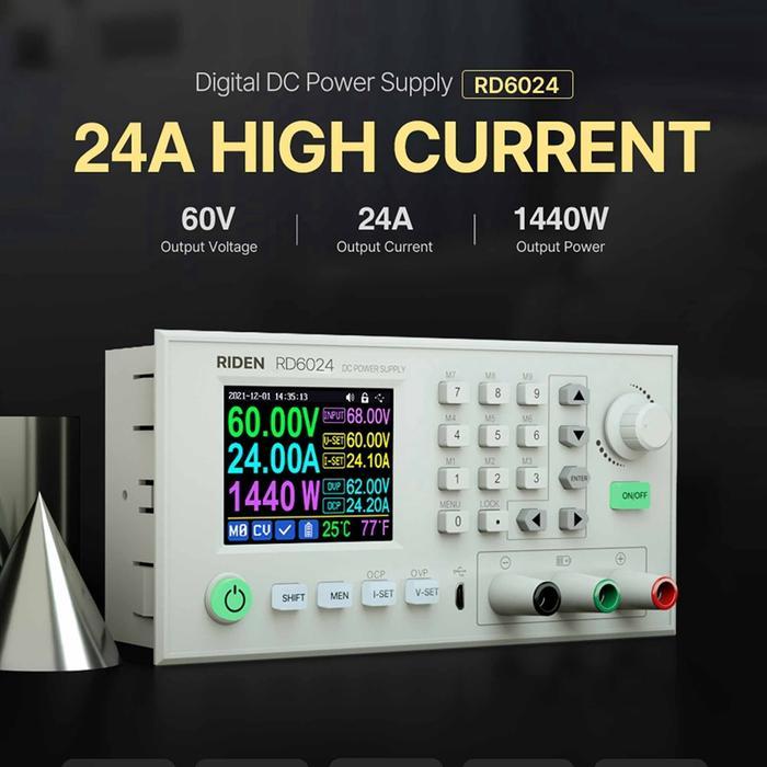 Module Power Supply Adjustable DC 24A 60V - Riden RD6024