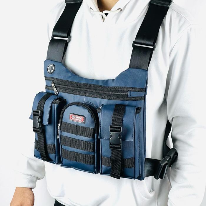 Sale Polo Amstar Tas Selempang Dada Pria Chestbag Tahan Air Tas Pria Rompi Outdoor