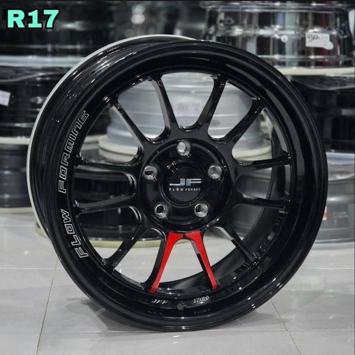 velg mobil ring 17 et 40 JF BUZZ VENOM FLOW FORMING R17 velg racing xpander hrv terios Rush juke brv