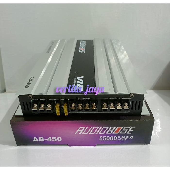 Power Audiobose Ab-450 Power Amplifier Audiobose 4 Chanel Populer