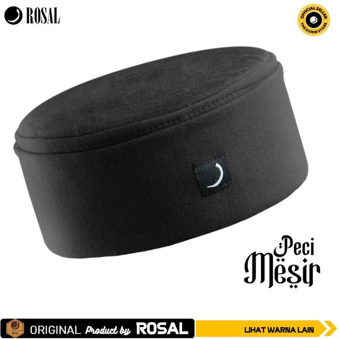 Peci Mesir Rosal Peci Sholat Shalat Kopiah Songkok Rosal Original Asli Keren Dewasa Haji Umrah
