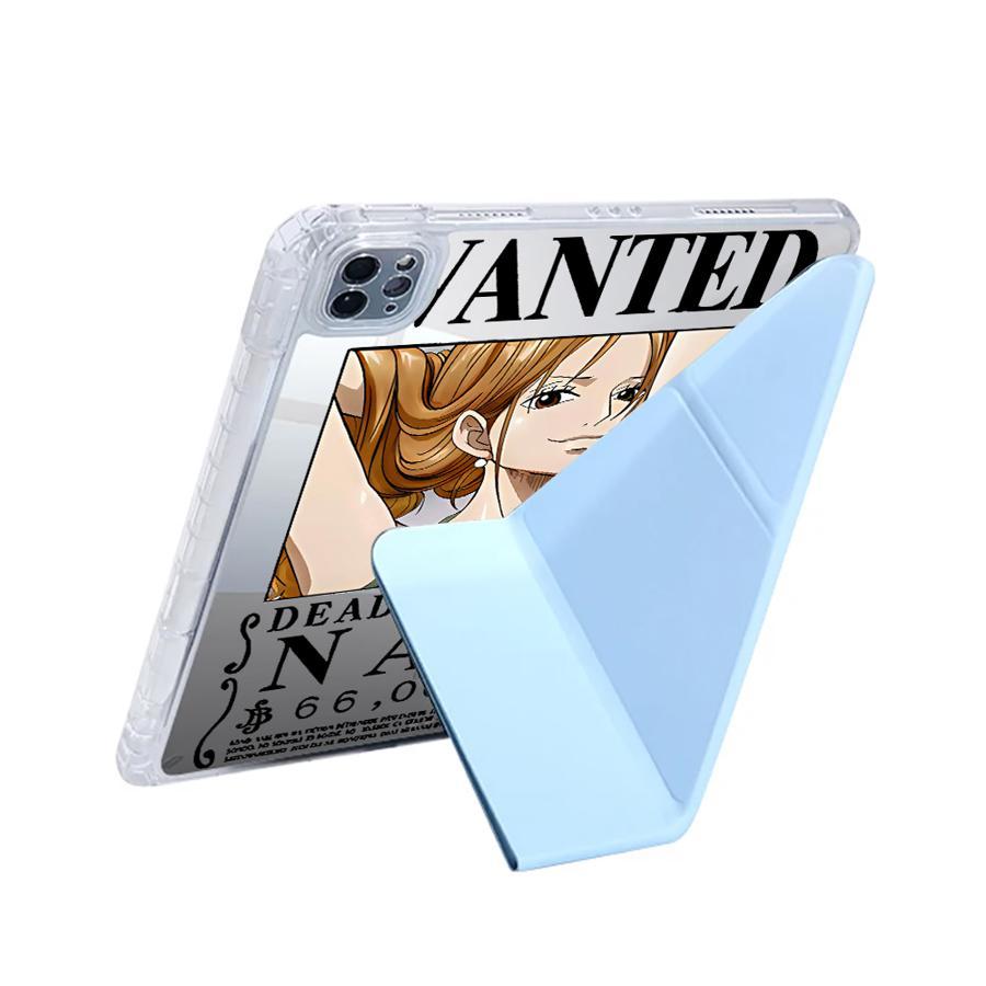 One Piece Nami Y-Fold Holder Cover Tablet Case For iPad Mini 6 7 Air 4 5 M3 M2 1 2 M4 11inch Pro
