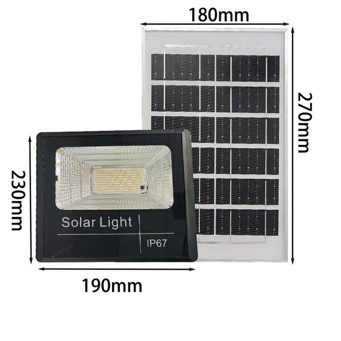 [] Lampu Sorot LED 200 Watt Lampu Sorot LED Solar Panel/Tenaga Surya