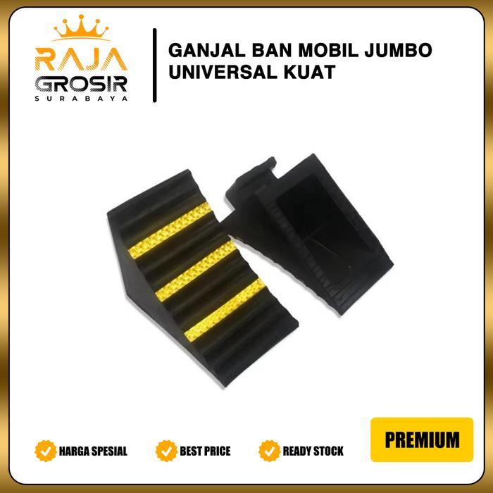 Ganjalan Ban Jumbo Penahan Roda Kuat untuk Mobil Besar & Truk
