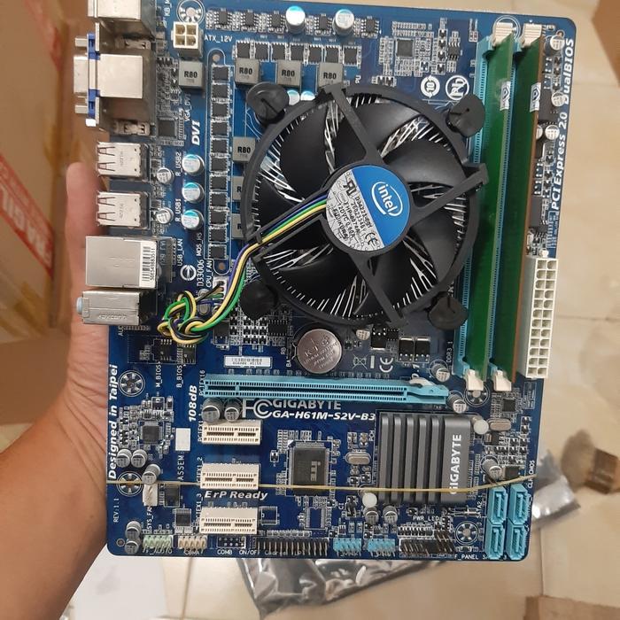 Paket GIGABYTE ASUS H61 i5 2400 Ram 8Gb FAN