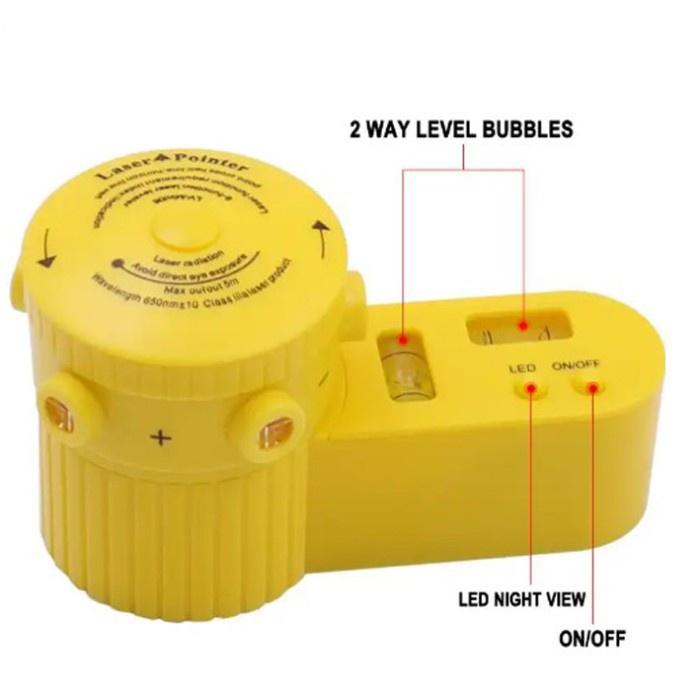 Laser Leveler Siku Laser Waterpass Kaki Tripod Siku Tukang Laser Level Siku Bangunan Ukur LV06 LV 06