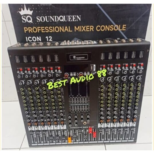 Mixer Audio Sound System 12 channel 12channel SoundQueen Icon 12