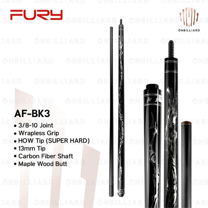 Fury Tempest Break AF-BK Series Cue Stick Stik Billiard Carbon