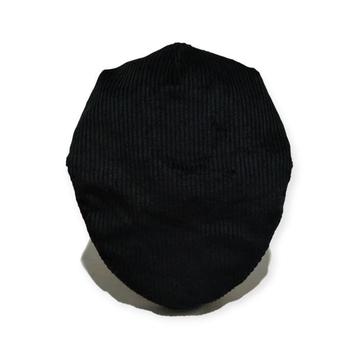 Thejam. Topi Klasik Ivy Cap Corduroy Black Vintage #Gratisongkir