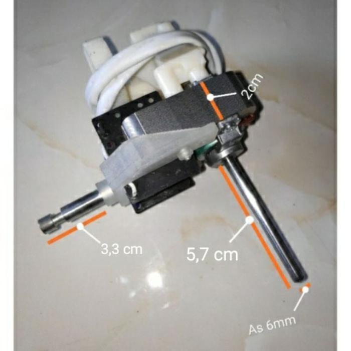 Dinamo Kipas Angin Umum 7 inchi 9inchi As Panjang 3Speed 4 Kabel kecil