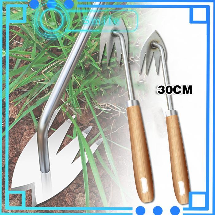 4 Gigi Alat Cabut Rumput Liar Multifungsi Alat Pencabut Rumput Manual Alat Untuk Mencabut Rumput