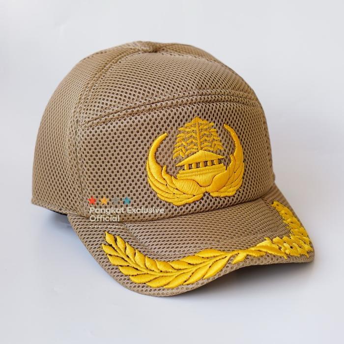 SIAPKIRIM TOPI ASN KHAKI JALA MESS TOPI ASN GOLONGAN 1 - TOPI ASN GOLONGAN 2 TOPI ASN GOLONHAN 3