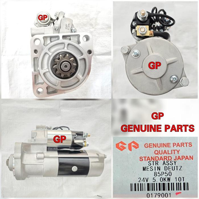 Dinamo Starter GP Mesin Deutz 85P50 24V 5.0KW 10T