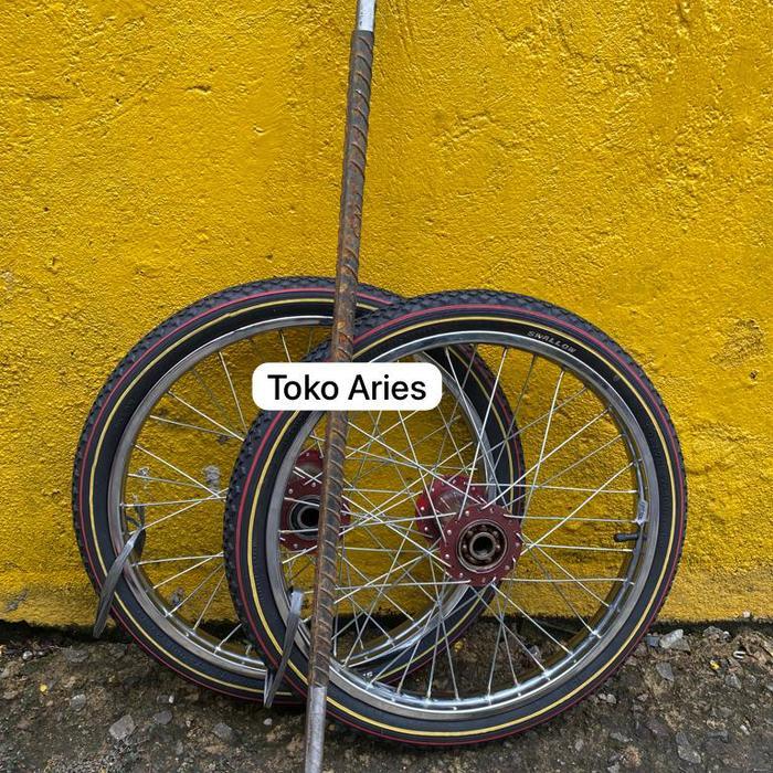 Roda Gerobak Velg Sepeda 20 - 1 Set