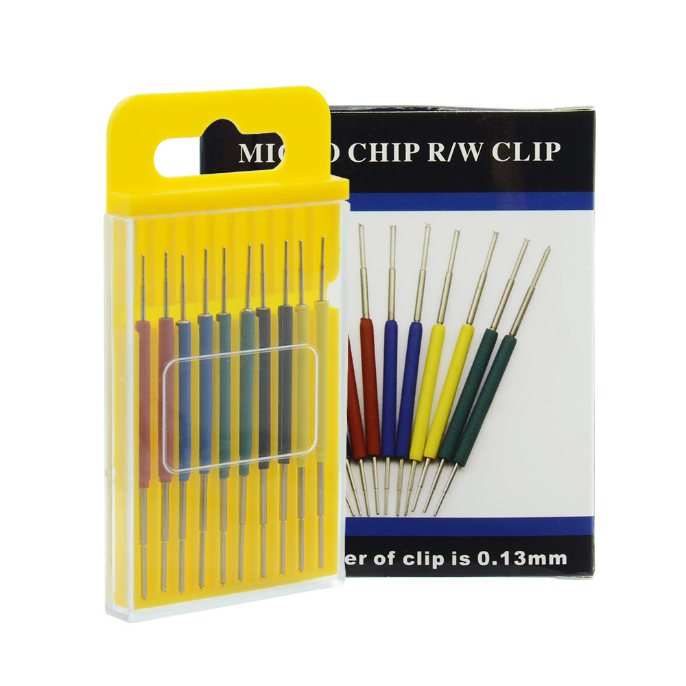 10pcs Universal Chip Test clip IC clamp Chip BIOS Online burning fixture Precision SOP SMD PIN