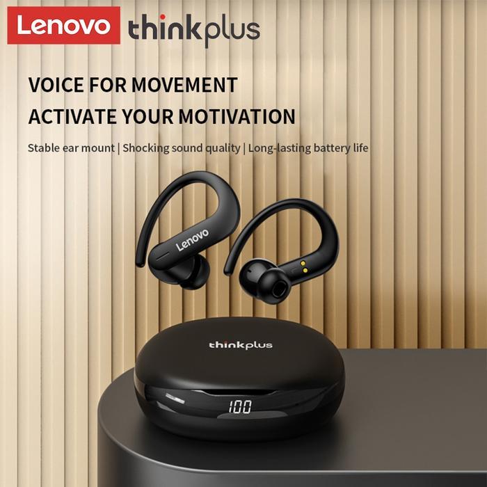 LENOVO THINKPLUS T50 TRUE WIRELESS BLUETOOTH EARPHONE EARBUDS SPORT TWS EARPHONES HEADPHONES BASS