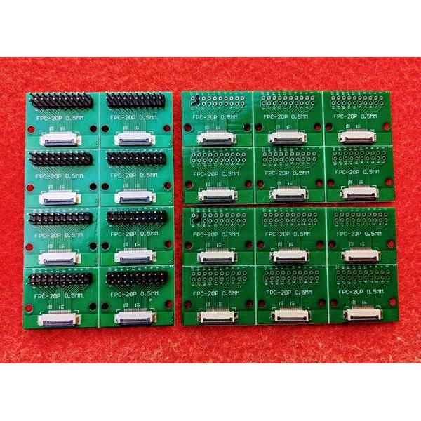 20 Pin Ffc/Fpc Flexible Cable Transfer Adapter Plate Diy Pitch 0.5Mm/1.0Mm Terpercaya
