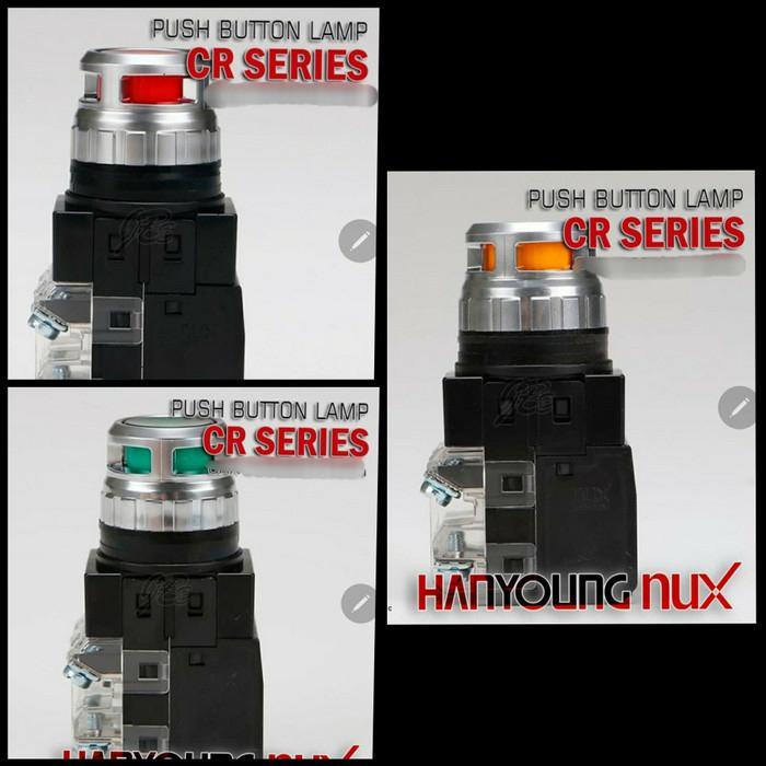 Push Button Lamp 25 mm Hanyoung CRX-G25MAR / CRX-G25MAG