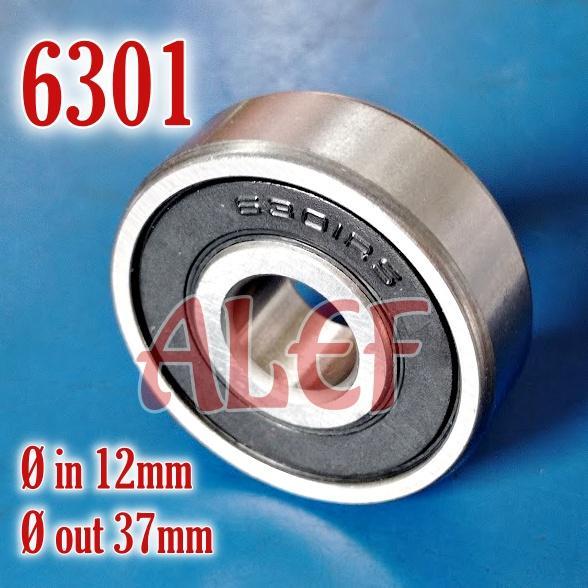 Ready Bearing 6301 Pillow 6301-2Rs Diameter 12 37 Motor Neww
