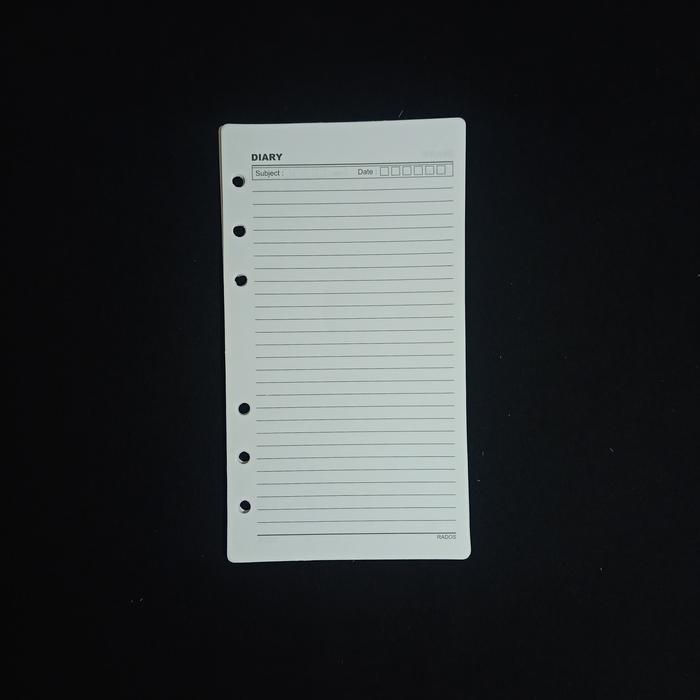 "New" Refill Rados Organizer Agenda A6 Isi Binder / Time Planner