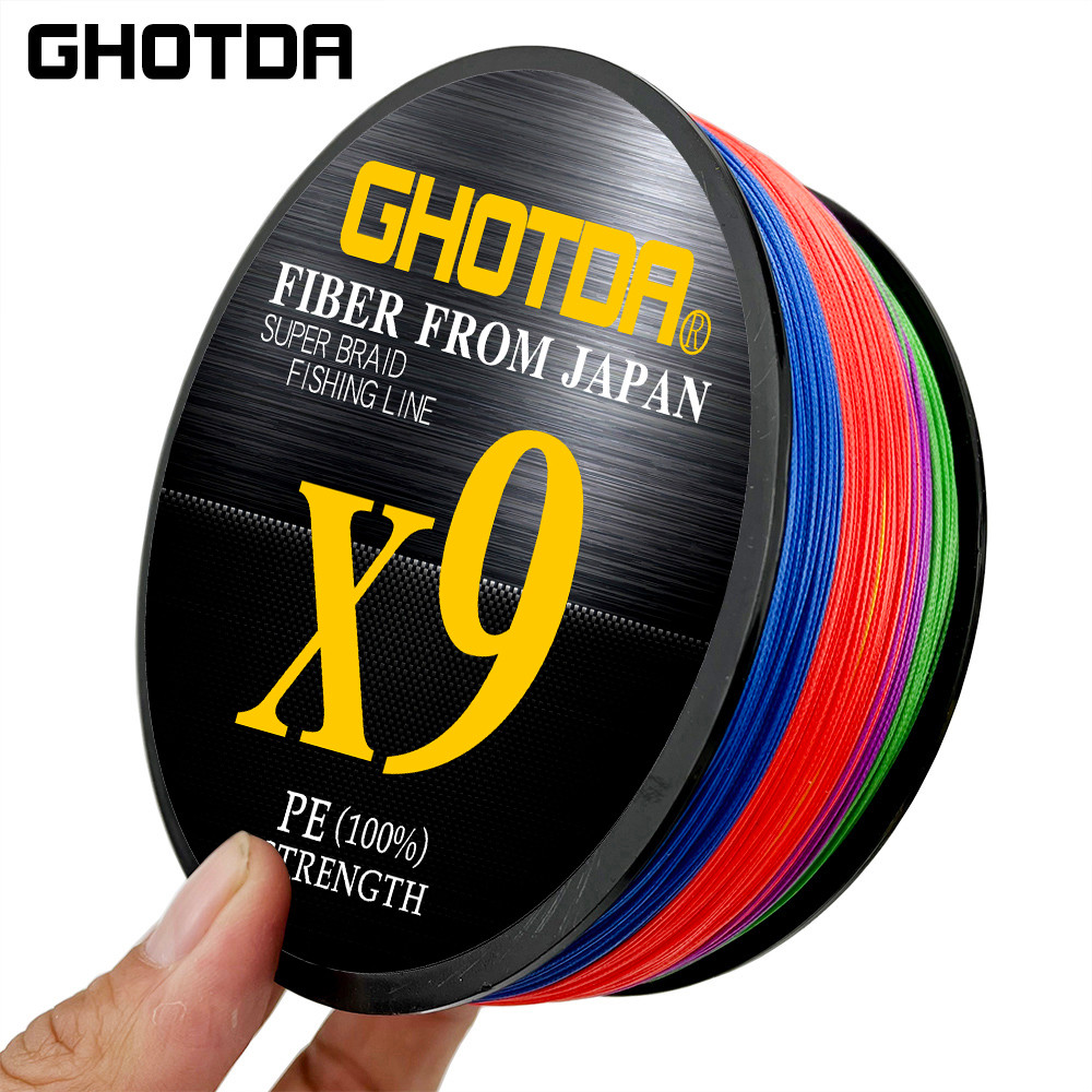 GHOTDA Fishing Travel Accessories 100M 13.2-99LB X9 Fishing Line Braided PE Multifilament Line for S