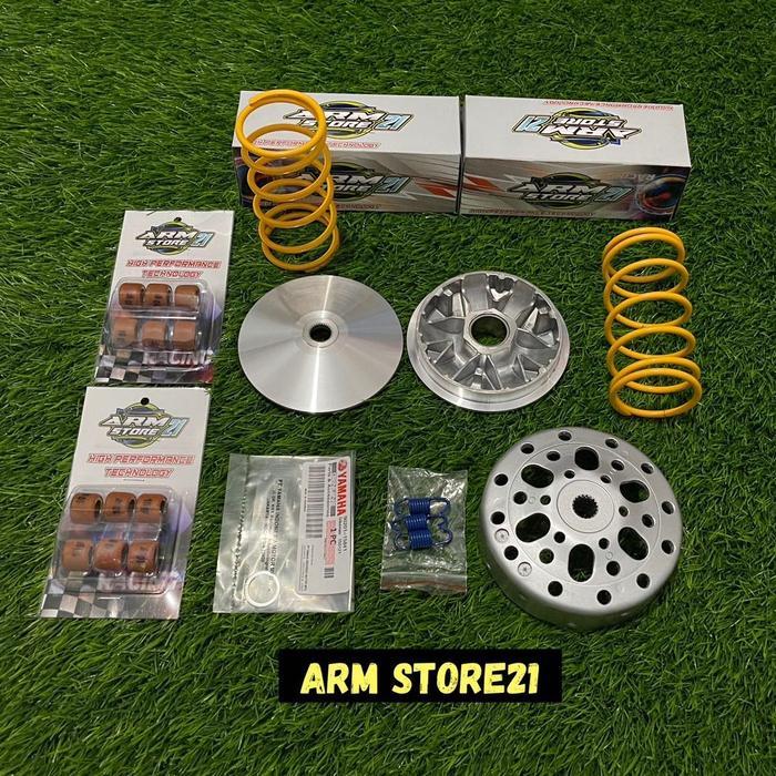 FUL PAKET UPGRADE CVT BEAT DELUXE SCOOPY 2021 UP BEAT FI 2020 UP PER CVT RACING PULEY CUSTOM DRAJAT