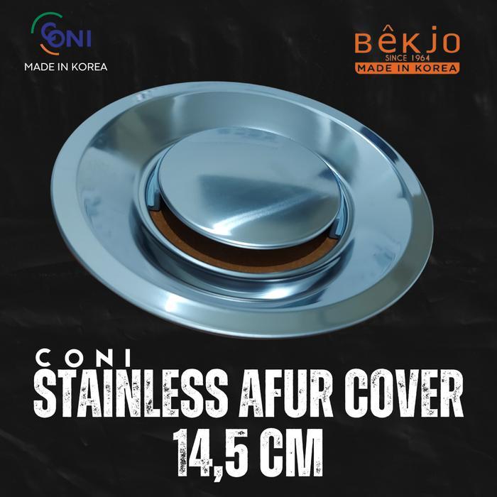 Stainless Afur Cover 14,5 cm bisa untuk Coni, Yoyo, Lizens, dan CGS