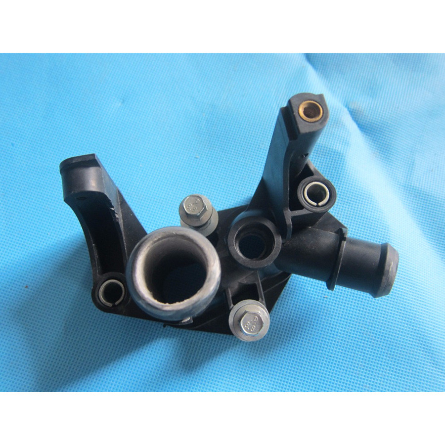 car accessories engine cooling system thermostat cover water outlet for ford focus 2012-2016 fiesta 