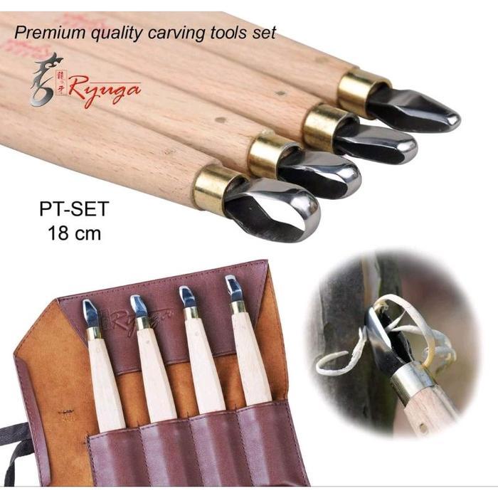 Alat Bonsai, Ryuga Carving Tools, Alat Ukir Ryuga, PT-Set isi 4 pcs Promo