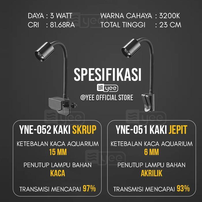 SPOT LIGHT MINI AQUARIUM / LAMPU AQUARIUM / LED AQUARIUM / LAMPU LED SOROT / LAMPU SPOTLIGHT