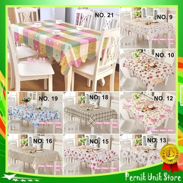Taplak Meja Makan Anti Air Jumbo Plastik Ukuran Besar Persegi Panjang