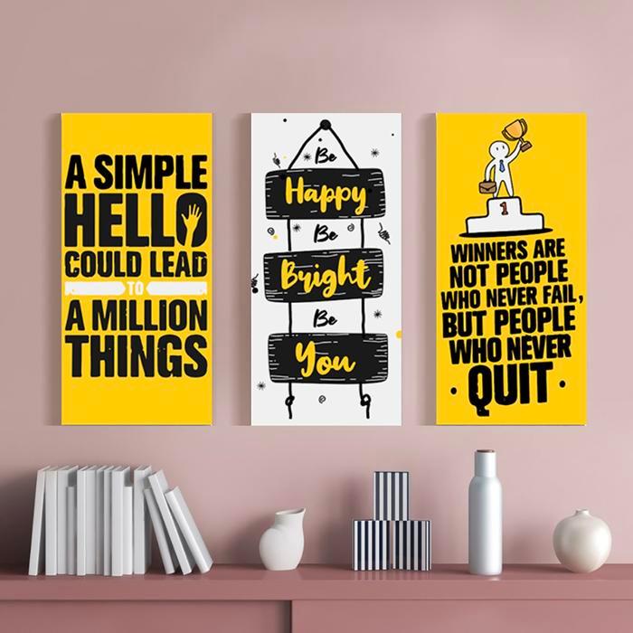 Hiasan Dinding Motivasi Poster Quotes Dekorasi Kamar Ruang Belajar