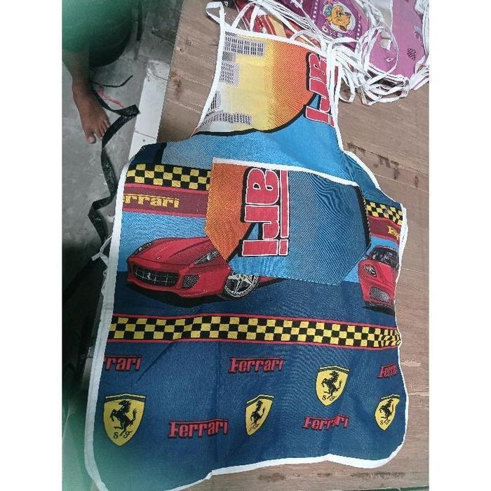 [Juragan Popok] Celemek Apron Kain / Celemek Apron Parasut Warna