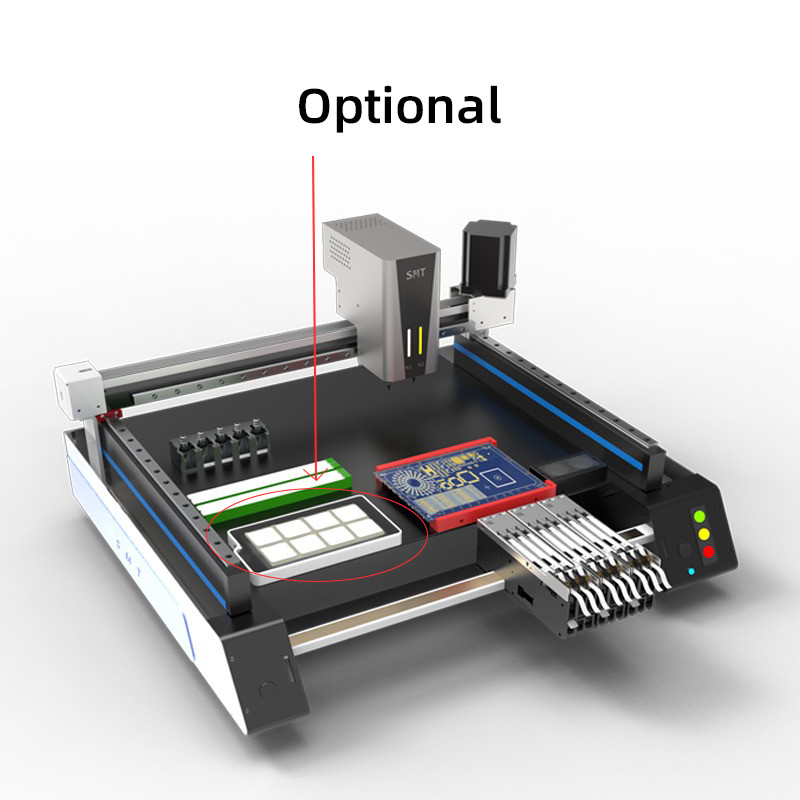 High Speed Desktop Mini Automatic SMT Pick And Place Machine Chip Mounter LED SMD Dual Heads Nozzles