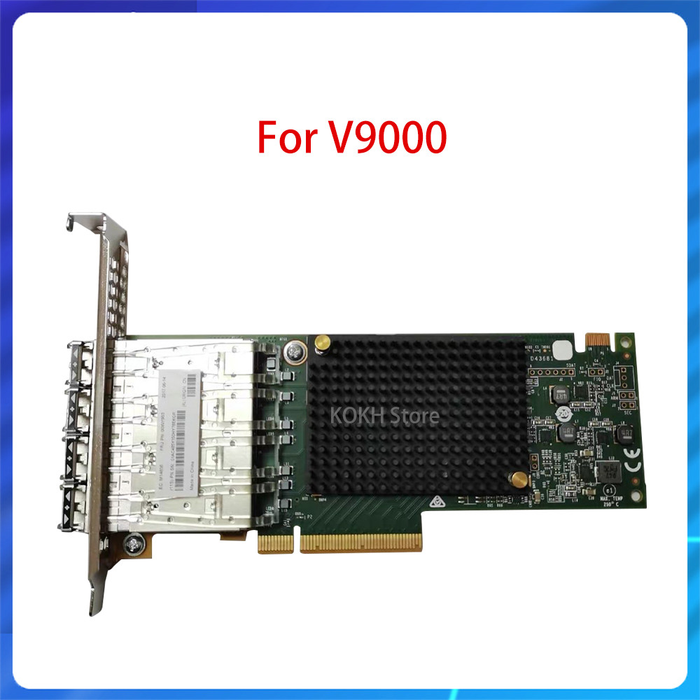 PROMO HARI INI  Original 00WY983 16G 4-port HBA Fiber Optic Card 2145-DH8 for V9000 16Gbs PCIe Fiber