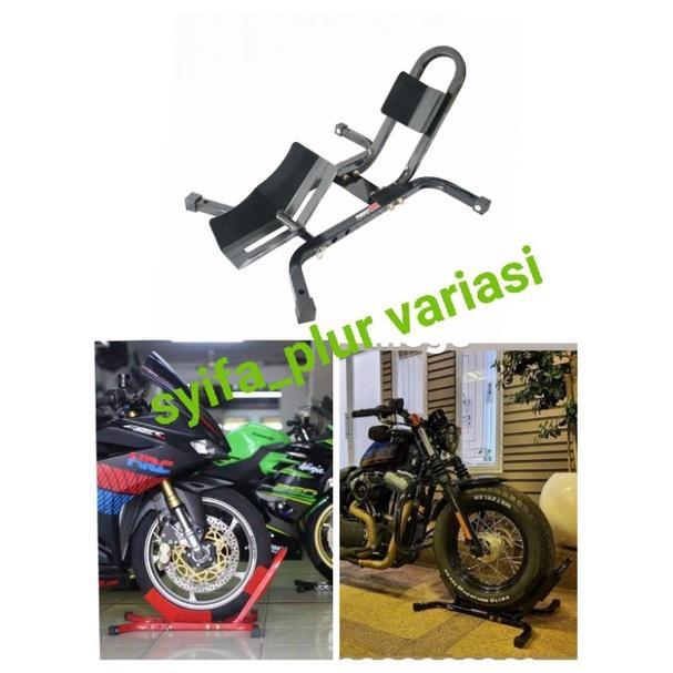 Stand Paddock Depan Wheel Clamp Motor Sport
