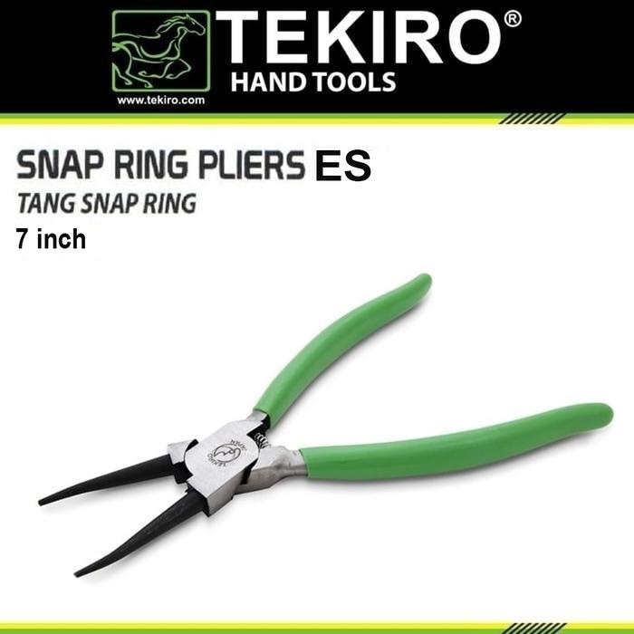TEKIRO Tang Snapring Lurus Buka 7" Tang Spi External
