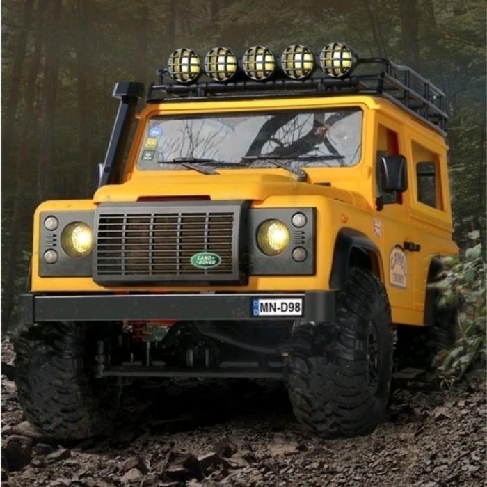 Premium Rc Adventure Mobil Offroad Mn99S D99 Full Propo Defender Lampu Sein Ban Remote Control