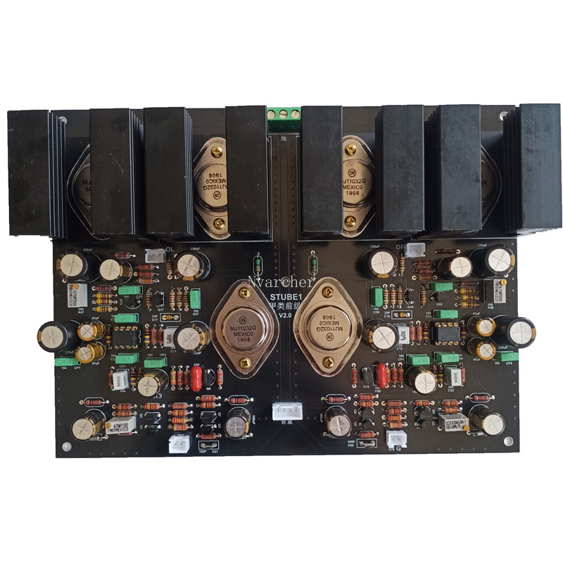 Nvarcher Hifi Mj11032/Mj11033 Single-Ended Class A Preamp Board Compatible With Amp Stube1