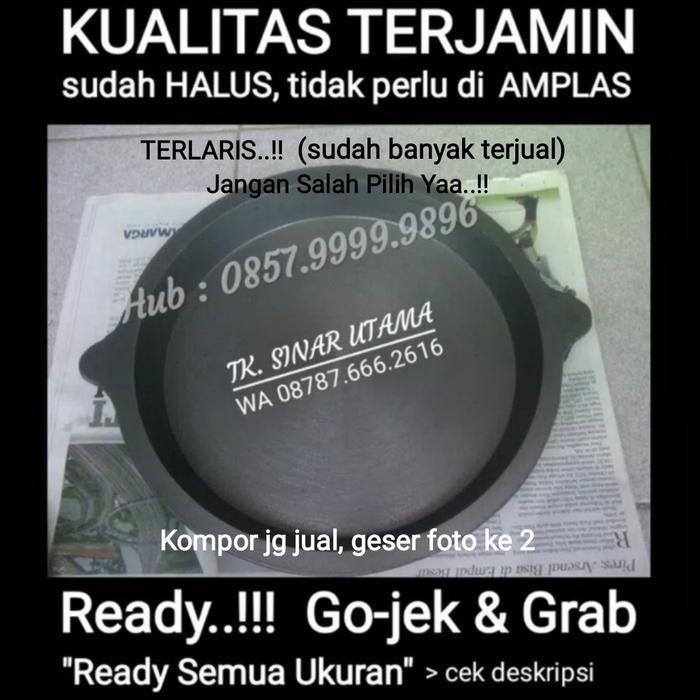 LOYANG MARTABAK BANGKA 24cm, Kompor wajan cetakan